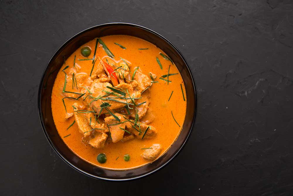 Thaise milde rode curry